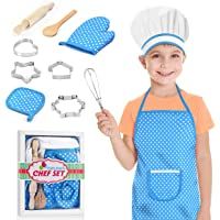 dmazing Delantal de Cocina para Niños Cocinitas de Juguetes - Regalos y Juguetes para Niños